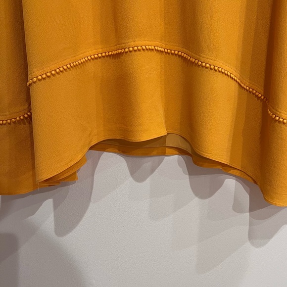 Derek Lam 10 Crosby Saffron Tiered Sleeveless V-neck Silk-blend Mini Dress, 6 - Picture 7 of 15